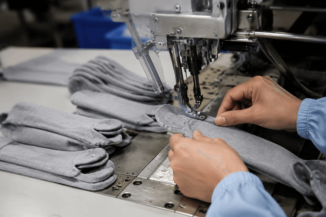 Toe linking production step